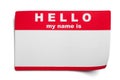 Blank Name Tag