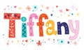 Name Tiffany decorative type