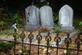 Nameless tombstones Royalty Free Stock Photo