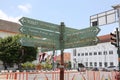 The Nameplate of jalan Malioboro Royalty Free Stock Photo