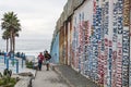 Names Painted on the International Border Wall in Tijuana, Mexico Royalty Free Stock Photo