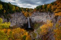 Taughannock Falls - Autumn / Fall Splendor - Deep Canyon - Taughannock Falls State Park, Ithaca, New York Royalty Free Stock Photo