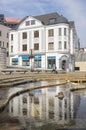 Namestie Andreja Hlinku square with Singing fountain