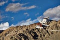 Namgyal Tsemo gompa and fort. Leh, Ladakh, Royalty Free Stock Photo