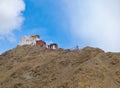 Namgyal Tsemo Gompa Monastery founded in 1430 by King Tashi Namgyal of Ladakh, it has a three-story high gold statue of Maitreya