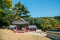 Namhansanseong Fortress, Korean traditional architecture in Gwangju Royalty Free Stock Photo