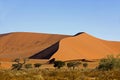 Namib Desert, Namib-Naukluft Park, Sossusvlei Dunes, Namibia Royalty Free Stock Photo