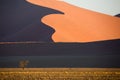 Namib Desert, Sossusvlei at sunset Royalty Free Stock Photo