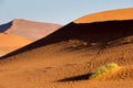 Namib Desert, Sossusvlei at sunset Royalty Free Stock Photo