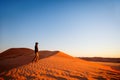 Namib desert at sunset Royalty Free Stock Photo