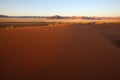 Namib dune and Tiras Mountains Royalty Free Stock Photo