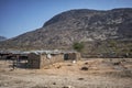 NAMIBE/ANGOLA - 27OCT2017 - African street market, next to the road that goes to Lubango.