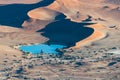 Namibia, aerial view of the Namib desert Royalty Free Stock Photo