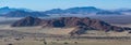 Namibia, aerial view of the Namib desert Royalty Free Stock Photo