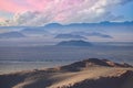 Namibia, aerial view of the Namib desert Royalty Free Stock Photo