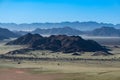 Namibia, aerial view of the Namib desert Royalty Free Stock Photo