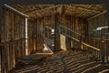 Namibia diamond mines - abandoned sheds accommodation, Africa