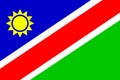 Namibia flag.