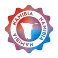 Namibia low poly logo.