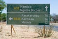 Namibia Ngoma border