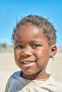 Namibia. Portrait of a child in a village of Damaraland