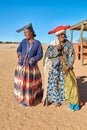 Namibia. Portrait of women of Herero Bantu ethnic group