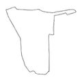 Namibia simplified sketch map