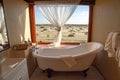 Namibian lodge Royalty Free Stock Photo