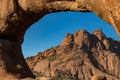 Namibian the stone arch of Spitzkoppe