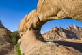 Namibian the stone arch of Spitzkoppe