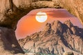 Namibian the stone arch of Spitzkoppe