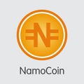 Namocoin Cryptographic Currency - Vector Colored Logo.