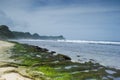 Nampu beach and with blue sky Royalty Free Stock Photo