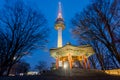 Namsan Mountain,Seoul tower at night in Seoul,South Korea