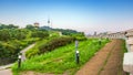 Namsan Park, Seoul, South Korea. A beautiful public natural landmark near N-Seoul Tower