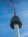 The Namsan Tower Of Power Royalty Free Stock Photo