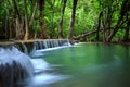 Namtok huay mae kamin kanchanaburi thailand Royalty Free Stock Photo