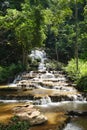 Namtok Pacharoen waterfalls Royalty Free Stock Photo