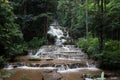 Pha Charoen Waterfall,a lovely 97-level stair-stepping waterfall in Namtok Pha Charoen National Park,Phop Phra District,Tak Provin