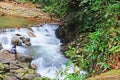 Namtok Phlio National Park waterfall, Chanthaburi , Thailand Royalty Free Stock Photo