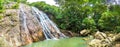 Namuang waterfall on Koh Samui Royalty Free Stock Photo