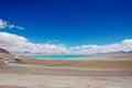 Namucuo lake on a sunny day with cloudy sky background Royalty Free Stock Photo