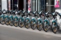 Namur, Belgium, rental bikes in the centre of the city