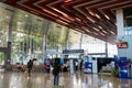 Nan airport, Nan city, Thailand - October 2021 : Passenger waitting area in Nan Airport.