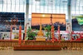 Nan airport, Nan city, Thailand - October 2021 : Passenger waitting area in Nan Airport.