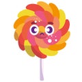 CUTE LOLLY POP KAWAII FOR HALLOWEEN Royalty Free Stock Photo
