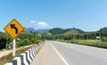 Nan Road into the mountains street sign left