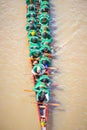 NAN, Thailand - November 8: Long boat racing annual festival at