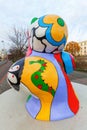 Nana sculptures of the artist Niki de Saint Phalle in Hanover, Germany