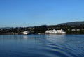 Ferries moored in Nanaimo British Columbia